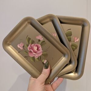 Floral Decorative Small Trays